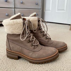 Timberland Courmayeur Valley Shearling Boots W9